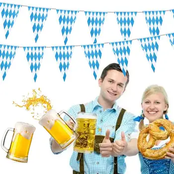 Oktoberfest Decorações Da Baviera Seleção Bandeira Munichs Festival Festa Do Festival De Cerveja Banner Festa De Aniversário De Fundo De Suspensão Decoração