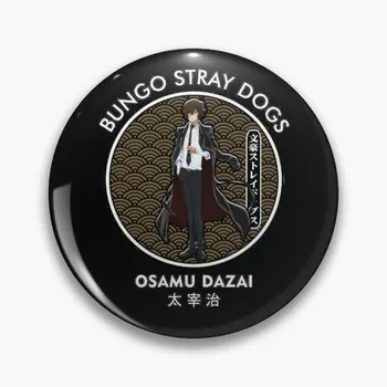 Osamu Dazai Iv Círculo Suave Botão Pin Jóia Colar De Metal De Desenhos Animados Chapéu De Roupa Bonito Engraçado Amante De Moda Presente Broche De Decoração Emblema