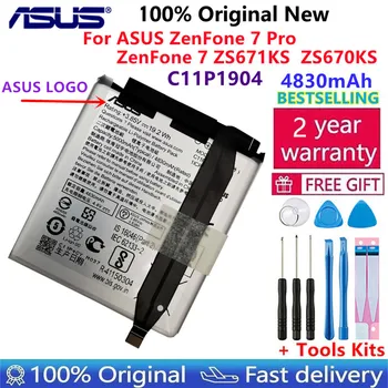 100% Original Novo de Alta Qualidade 4830mAh C11P1904 Bateria Para ASUS ZenFone 7 ZS670KS ZenFone 7 Pro ZS671KS Baterias do Telefone Móvel