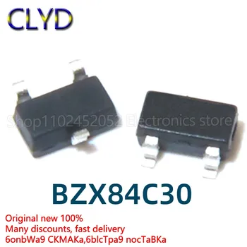 100PCS/MONTE Novo e Original BZX84C30 diodo regulador de tensão de 30 v patch SOT23 da impressão de tela de Y11 (100 unidades)