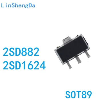10PCS 2SD882 D882 2SD1624 DG SMD SOP89 NPN transistor