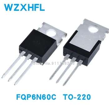 10PCS FQP6N60C TO220 FQP6N60 A-220 6N60C 6N60 original e novo MOS FET Transistor IC Chipset