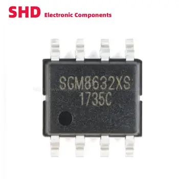 10PCS SGM8632XS/TR SGM8632XS SGM8632 SOP-8 SMD CMOS Amplificadores Operacionais IC