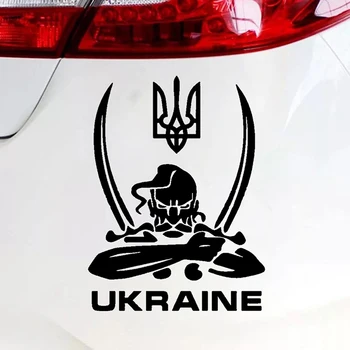 11*15 cm Ucrânia Adesivo de Carro Impermeável Vinil Decalque de Carro Acessórios para Decoração de Fundo da Janela de Carro Adesivo Наклейки На