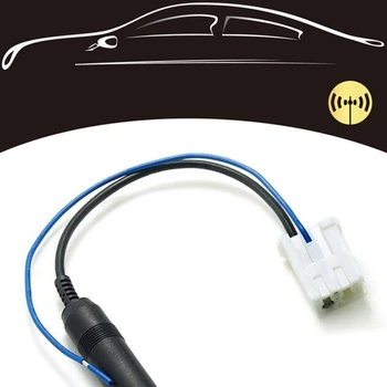 1pc dos Auto Acessórios, auto-Rádio Antena de Carro de Adaptador de Áudio Cabo de Antena do sexo Masculino de Carro Adaptador de Plugue Para Toyota RAV4 Camry Yaris Subaru