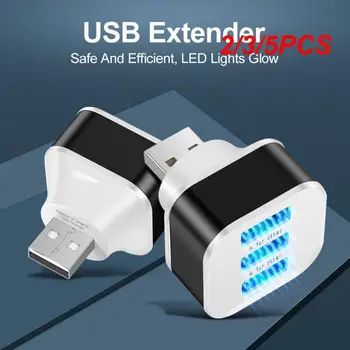 2/3/5PCS Porta USB Ranhuras de Adaptador Hub USB 3 em 1 2.0 Vários Interface USB Entrada USB do Carro Extender Auto Acessórios Eletrônicos