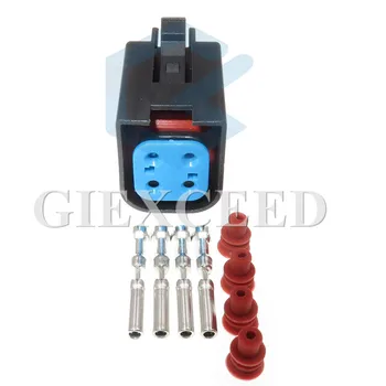 2 Conjuntos De 4 Pinos 8-1437710-5 Elétrica Impermeável Fêmea Selado Plug Para Cablagens Automóveis Conectores
