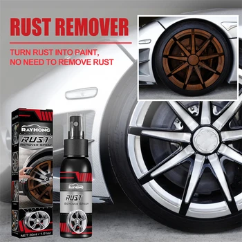 30ml/100ml Rust Remover Multi-Propósito Ferrugem Inibidor Automático da Janela de Rust Remover Spray de Carro Manutenção de Limpeza de Ferrugem Conversor