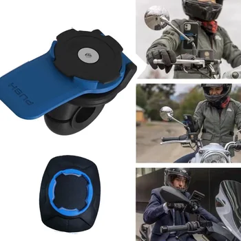 A nova Moto de Bicicleta Telefone Celular Suporte do Amortecedor Amortecedor Módulo Stand Auto fecho Anti-vibração Suporte Adaptador de Acessórios