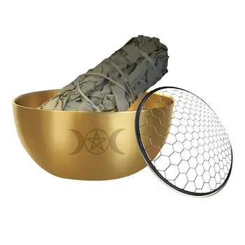 Bronze Aromaterapia Tigela Multi-Propósito De Bronze Recipiente Oferta De Taças De Adoração Utensílio De Suprimentos Para Sala Cozinha Tema Parte