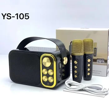 Caixa De Som Mini Orador de Bluetooth Com Microfone sem Fio Integrada ao ar livre Portátil de Elevada qualidade para Crianças de Karaoke Caixa de Som