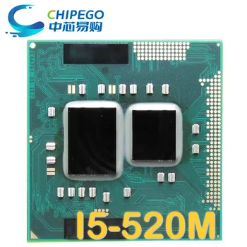 Core i5-520M i5 520M SLBU3 de 2,4 GHz, Usada Dual-Core e Quad-Thread da CPU Processador 3W 35W Soquete G1 / rPGA988A LUGAR ESTOQUE