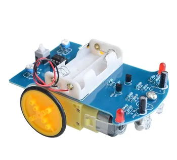 D2-1 Kit DIY Inteligente de controle de Linha Smart Kit para Viatura TT Motor de Eletrônica DIY Kit Smart Patrulha do Automóvel de Peças de Eletrônica DIY