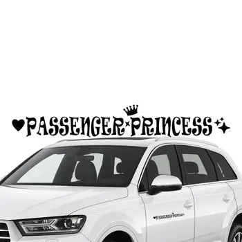 Engraçado Decalques Adesivo De Carro Impermeável De Passageiros Princesa Carro Decalques Adesivos Para Carro E Espelho Retrovisor Menina De Acessórios Para Carros