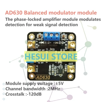 Equilibrado modulador AD630 chip phase-locked amplificador módulo de detecção de modulação de sinal fraco de detecção de