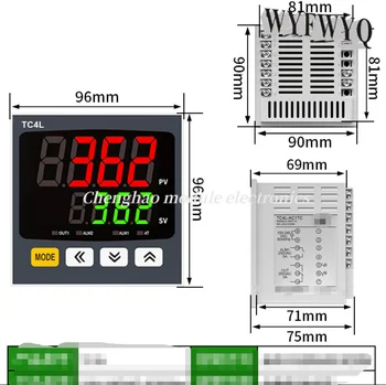 Inteligente termóstato com visor digital medidor de interruptor automático ajustável digital de temperatura o controle de temperatura constante indust