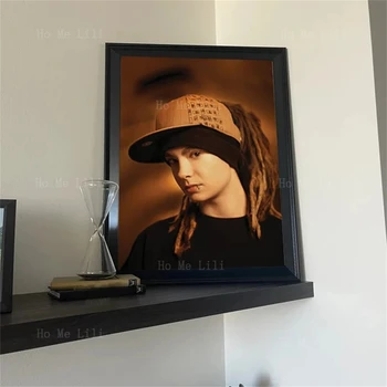 Lona De Arte De Parede Para Decoração Sala Tom Kaulitz Tokio Hotel Cartaz Não Enquadrado