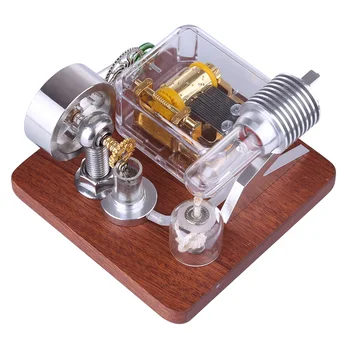 Motor Stirling Modelo Mecânicas Rotativas Caixa De Música Experimento De Ciência Motor De Brinquedo Homens Adultos Modelos De Motor Hobbies