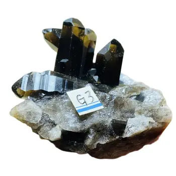 Natural Raro Lindo Smokey Preto Cristal Cluster De Pedra De Quartzo De Espécimes Minerais Reiki Cura Decoração De Casa Meditação