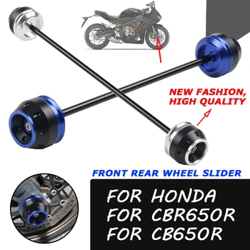 Para a Honda, CBR650R CB650R CBR 650 R CB 650 R Motocicleta Roda Dianteira Protetor do Eixo do Garfo Queda Deslizante Queda de Protecção