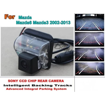 Para Mazda 6 Mazda6 Mazda 3 Mazda3 Sendan Inteligente Faixas Chip Câmera / HD CCD Dinâmico Inteligente de Estacionamento de Carro Câmera de Visão Traseira