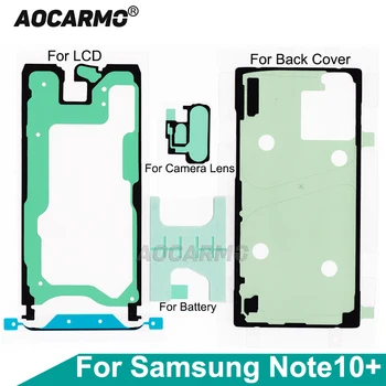 Para Samsung Galaxy Note10+ Nota 10, Além da Tela de LCD Adesivo Moldura da Frente da Cola Bateria Tampa Traseira Lente da Câmera Conjunto Completo de Etiqueta