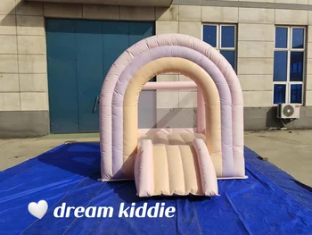 Populares diretamente da fábrica vender Mini Rejeição Casa arco-íris Salto Castelo Para o Exterior de Crianças Inflável pula-pula