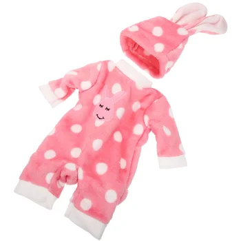 Reborn Baby Dolls Roupas Impresso Pijama Reutilizáveis para Crianças de Amalgamar as Meninas Adorável Traje