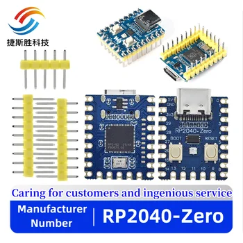 RP2040-Zero RP2040 para o Raspberry Pi Microcontrolador PICO Conselho de Desenvolvimento de Módulo Dual-core Cortex M0+ Processador