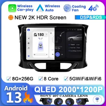 Sem fio Carplay 2din Android 13 8 Núcleo do Sistema Para LADA Raio X Raio x 2015-2019 Rádio do Carro Multimidia Video Player GPS de Navegação