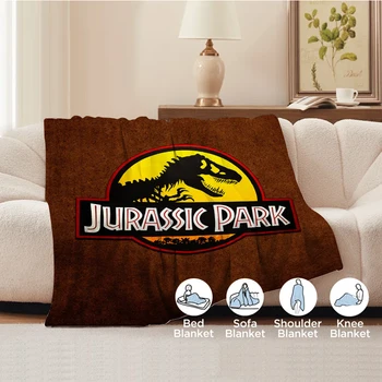 Sofá Jogar Cobertor Nórdicos Jurassic Parks Decorativos Mantas para Sofá Cama Boho Decoração de Casa de Decoração do Quarto Colcha de Nap