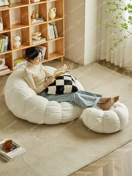 Sofá Pode Deitar e Dormir de Lazer Cadeira Quarto Tatami Assento do Sofá Pequeno Sofá de Abóbora