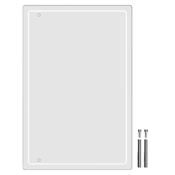 Transparente Placa de Escrita de Mesa Gravável Multi-função de Memorando de Planejador de Acrílico de Apagar a Seco de Mesa Branca, Lista de tarefas da área de Trabalho Magnético