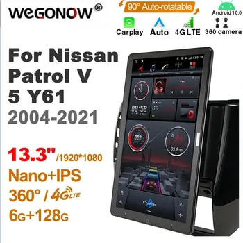 TS10 Android10.0 Ownice auto-Rádio Auto para Nissan Patrol V 5 Y61 2004-2021 De 13,3