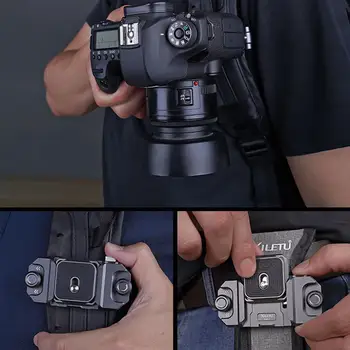 Universal Micro Câmera DSLR Botão de Liberação Rápida de Fotografia do Ombro a Cintura Pendurar Acessórios de Instalação Rápida Desmontagem