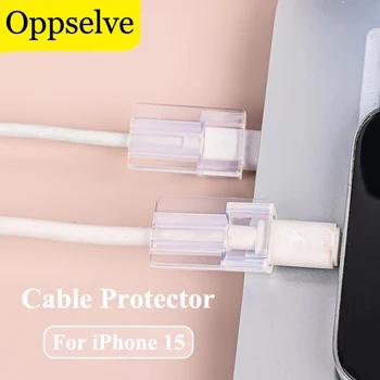 USB C Cabo de Carregamento de Proteção Clip Transparente de Silicone, Cabo de Dados Protetor Wrap Fio Shell Para Apple iPad Carga Enrolador de Cabo