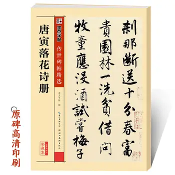 Yin Tang poema do livro, Caído Flores Tang Bohu escova de cópia da essência de todo o passado inscrições
